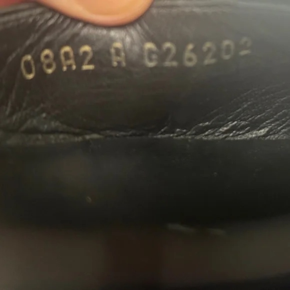 Authentic CHANEL Black & Gold Python Pumps - image 9